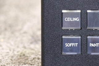 USED INTELLITEC 00-00873-006 6 BUTTON SWITCH PANEL MOTORHOME PARTS FOR SALE