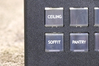 USED INTELLITEC 00-00873-006 6 BUTTON SWITCH PANEL MOTORHOME PARTS FOR SALE