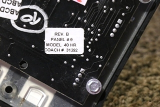 USED INTELLITEC 6 BUTTON SWITCH PANEL 00-00873-006 RV/MOTORHOME PARTS FOR SALE