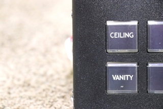 USED RV 00-00873-006 INTELLITEC 6 BUTTON SWITCH PANEL FOR SALE