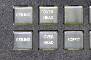USED MOTORHOME INTELLITEC 00-00869-010 10 BUTTON SWITCH PANEL FOR SALE