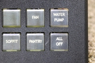USED MOTORHOME INTELLITEC 00-00869-010 10 BUTTON SWITCH PANEL FOR SALE