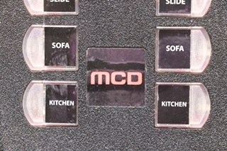 USED MCD BATTERY OPERATED SWITCH CONTROL PANEL RV PARTS FOR SALE