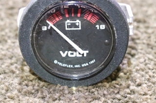 USED RV/MOTORHOME TELEFLEX VOLT DASH GAUGE 10130 FOR SALE