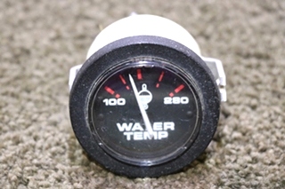 USED 10645 TELEFLEX WATER TEMP DASH GAUGE RV PARTS FOR SALE