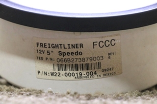 USED W22-00019-004 FREIGHTLINER SPEEDOMETER DASH GAUGE RV PARTS FOR SALE