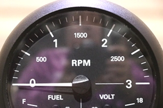 USED RV/MOTORHOME FREIGHTLINER 3 IN 1 TACH / FUEL / VOLT DASH GAUGE 6913-00061-01 FOR SALE