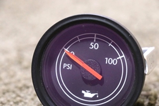 USED FREIGHTLINER OIL PRESS DASH GAUGE W22-00005-024 RV/MOTORHOME PARTS FOR SALE