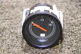USED RV W22-00007-010 VOLT DASH GAUGE FOR SALE