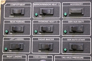 USED RV/MOTORHOME BLUE BIRD WANDERLODGE DASH CLUSTER 72-6092647 FOR SALE