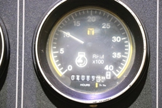 USED BLUE BIRD WANDERLODGE DASH GAUGE & SWITCH CLUSTER RV PARTS FOR SALE