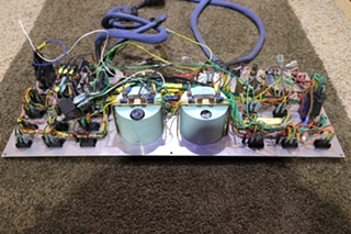 USED BLUE BIRD WANDERLODGE DASH GAUGE & SWITCH CLUSTER RV PARTS FOR SALE
