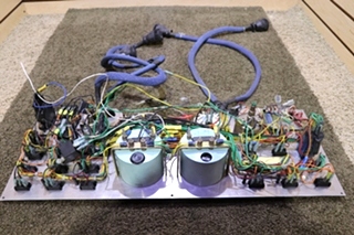 USED BLUE BIRD WANDERLODGE DASH GAUGE & SWITCH CLUSTER RV PARTS FOR SALE