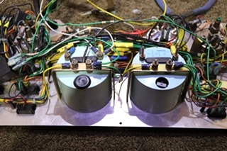 USED BLUE BIRD WANDERLODGE DASH GAUGE & SWITCH CLUSTER RV PARTS FOR SALE