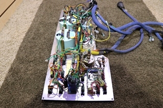 USED BLUE BIRD WANDERLODGE DASH GAUGE & SWITCH CLUSTER RV PARTS FOR SALE