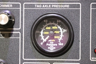 USED BLUE BIRD WANDERLODGE DASH GAUGE & SWITCH CLUSTER RV PARTS FOR SALE