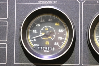 USED BLUE BIRD WANDERLODGE DASH GAUGE & SWITCH CLUSTER RV PARTS FOR SALE