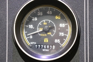 USED BLUE BIRD WANDERLODGE DASH GAUGE & SWITCH CLUSTER RV PARTS FOR SALE