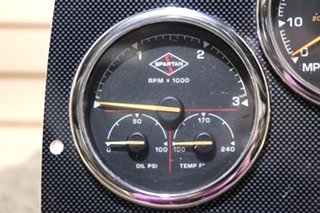 USED COMPLETE SPARTAN DASH GAUGE CLUSTER RV PARTS FOR SALE