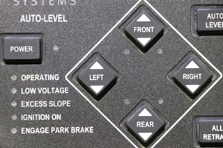 USED EQUALIZER SYSTEMS 3103 TOUCH PAD AND SWITCH DASH PANEL MOTORHOME PARTS FOR SALE