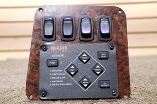 USED EQUALIZER SYSTEMS 3103 TOUCH PAD AND SWITCH DASH PANEL MOTORHOME PARTS FOR SALE