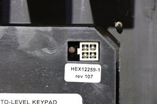 USED EQUALIZER SYSTEMS 3103 TOUCH PAD AND SWITCH DASH PANEL MOTORHOME PARTS FOR SALE