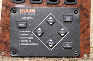 USED EQUALIZER SYSTEMS 3103 TOUCH PAD AND SWITCH DASH PANEL MOTORHOME PARTS FOR SALE
