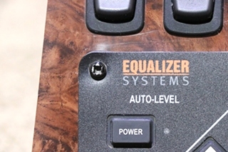 USED EQUALIZER SYSTEMS 3103 TOUCH PAD AND SWITCH DASH PANEL MOTORHOME PARTS FOR SALE
