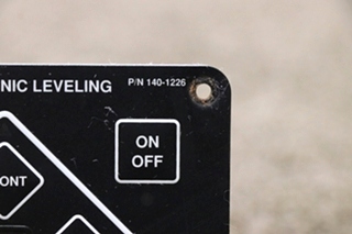 USED RV/MOTORHOME POWER GEAR ELECTRONIC LEVELING TOUCH PAD 140-1226 FOR SALE