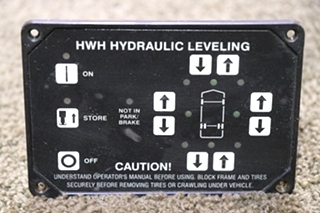 USED HWH HYDRAULIC LEVELING AP10215 TOUCH PAD MOTORHOME PARTS FOR SALE