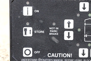 USED HWH HYDRAULIC LEVELING AP10215 TOUCH PAD MOTORHOME PARTS FOR SALE