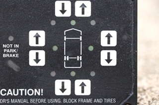 USED HWH HYDRAULIC LEVELING AP10215 TOUCH PAD MOTORHOME PARTS FOR SALE