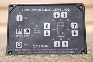 USED HWH HYDRAULIC LEVELING TOUCH PAD AP10054 RV/MOTORHOME PARTS FOR SALE
