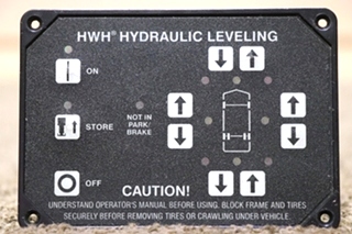 USED RV AP31350 HWH HYDRAULIC LEVELING TOUCH PAD FOR SALE