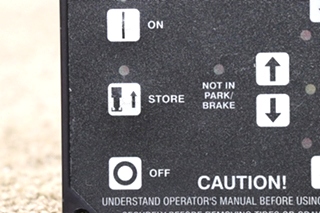 USED RV AP31350 HWH HYDRAULIC LEVELING TOUCH PAD FOR SALE