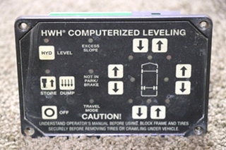 USED MOTORHOME HWH COMPUTERIZED LEVELING AP23304R4 TOUCH PAD FOR SALE