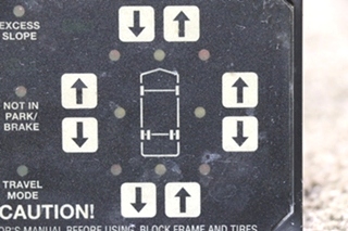 USED MOTORHOME HWH COMPUTERIZED LEVELING AP23304R4 TOUCH PAD FOR SALE