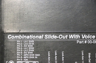 USED RV/MOTORHOME INTELLITEC COMBINATIONAL SLIDE OUT WITH VOICE 00-00719-000 FOR SALE