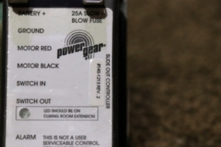 USED POWER GEAR SLIDE OUT CONTROLLER 140-1213 RV/MOTORHOME PARTS FOR SALE