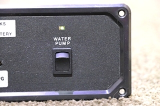 USED MOTORHOME BLACK NEWMAR CORP TANK MONITOR PANEL FOR SALE