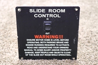 USED JRV SLIDE ROOM CONTROL SWITCH PANEL MOTORHOME PARTS FOR SALE