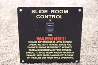 USED SLIDE ROOM CONTROL IN/OUT SWITCH PANEL RV/MOTORHOME PARTS FOR SALE