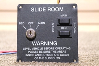 USED A3242BL SLIDE ROOM SWITCH PANEL RV PARTS FOR SALE