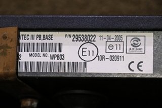 USED 29538022 ALLISON TRANSMISSION SHIFT SELECTOR RV PARTS FOR SALE