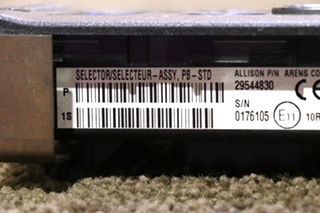 USED 29544830 ALLISON TRANSMISSION SHIFT SELECTOR RV PARTS FOR SALE