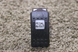 USED MOTORHOME PEDAL IN / OUT VLD1 DASH SWITCH FOR SALE