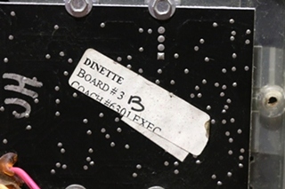 USED MOTORHOME INTELLITEC 4 BUTTON SWITCH PANEL FOR SALE