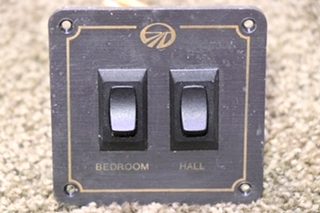 USED RV MONACO BEDROOM / HALL SWITCH PANEL FOR SALE