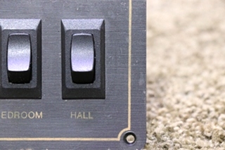 USED RV MONACO BEDROOM / HALL SWITCH PANEL FOR SALE