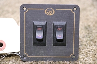 USED RV/MOTORHOME MONACO DOUBLE SWITCH PANEL FOR SALE